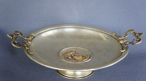 Messing schale teller podest - teller,