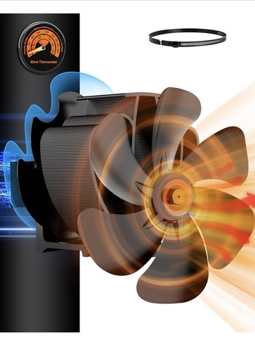 Kaminventilator magnetisch - kaminventilator,