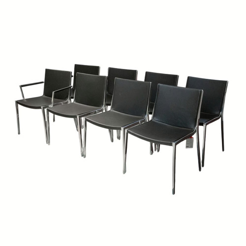 Kff 8er set stuhl unique - kff, leder
