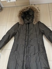 Damen Wintermantel/Jacke Gr.40  gesteppt, braun Mattglanz, abnehm.  Kap.v.Taifun