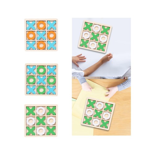 Holz tic tac toe - tic,