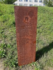 Gartenschild Sichtschutz Gartenstecker Edelrost Gartendeko Stele Windschutz rost