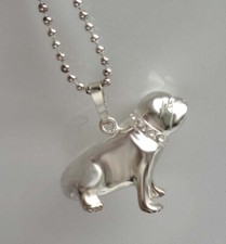 Mops Anhänger 925er Silber 17