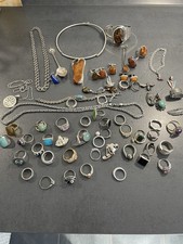 5000€ Schmuck 925 Silber 652 Gr. Sammlung Ringe Königskette Bernstein Nachlass