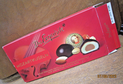 Alte verpackung pralinen - verpackung,