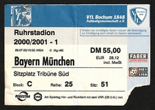 Ticket | 2000/01 | VfL Bochum - Bayern München | Bundesliga