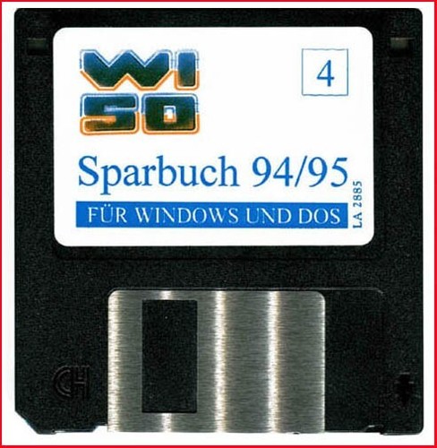 Diskette wiso sparbuch 94 95 - diskette, 94/95