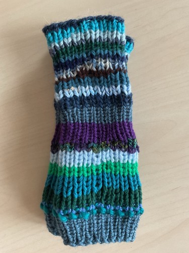 Pulswärmer armstulpen blau - pulswärmer,