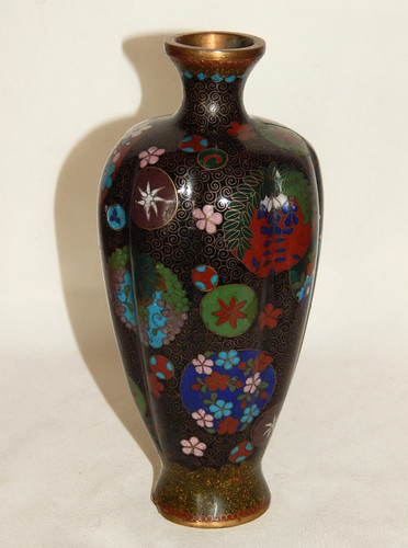 Cloisonné vase antik - -,