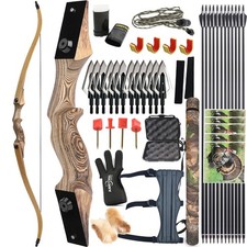 60" Recurvebogen Set Pfeil