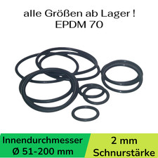 O-Ring EPDM 70 ID 51-200 x
