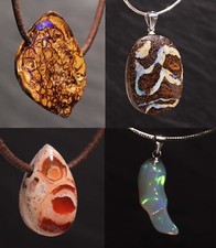 Edelstein Anhänger Edelopal