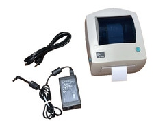 Etikettendrucker Zebra LP 2844 Thermodrucker 2844-20320-0001 mit Netzkabel