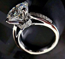 Solitär Ring Silberfarben