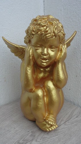 Engel figur sitzend kugel - figur,