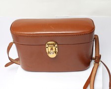 Bolex Paillard Leder Fototasche/Kameratasche mit Schlüssel Braun  Nr.046
