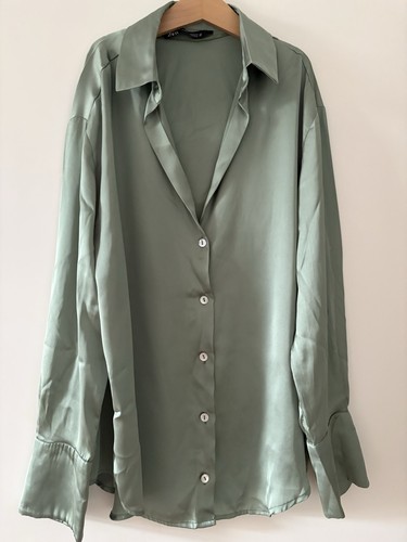 Elegante zara satin bluse - zara, /