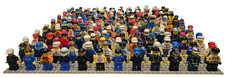 10x Lego Figuren mit Kopfbedeckung -  Minifiguren - z.B. City Männchen Konvolut