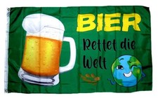 Fahne / Flagge Bier rettet die