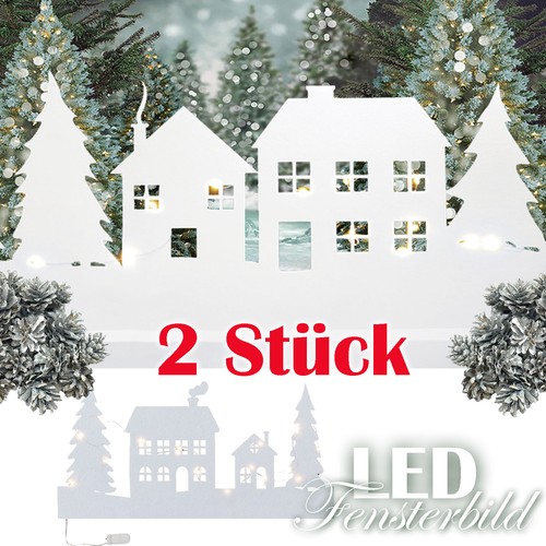Fensterbild led beleuchtet - fensterbild,