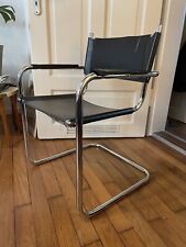 Original Freischwinger Stuhl Modell MG5 aus Lederi