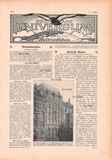 Gutleutstraße Frankfurt Main Adler Fahrradwerke - 1912 - Titelblatt ~19x28cm