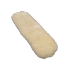 Imperial Riding Bauchgurtschoner Schaffell Gummizug braun natur Gurtschoner