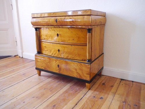 Biedermeier kommode birke - biedermeier,