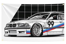 BMW M Power Auto Racing Banner