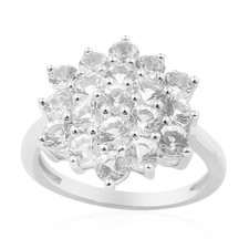 Strahlender Danburit Sterling Silber Ring