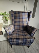 IKEA Strandmon Sessel + Hocker