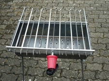 Spießdreher für 12 Spieß Abstand 5 cm Grill Mangal ohne Zubehör  