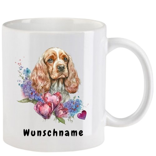 Tasse mit cocker spaniel - tasse,