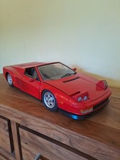 Ferrari Testarossa Pocher Rivarossi K54 1/8 Spider Sportster Red Black interior