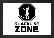 Slackline Zone Gerahmtes