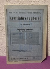 DDR KFZ Brief