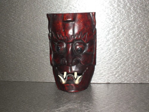 Holzmaske krampus maske - krampus,