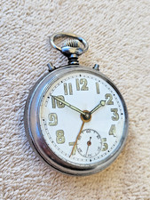 Antike Herrentaschenuhr Fa. Junghans Alte Uhr Taschenuhr Wecker Sammleruhr