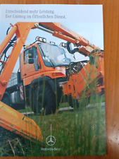 Prospekt Unimog Öffentlichen Dienst kommunal Traktor Schlepper Brochure 20