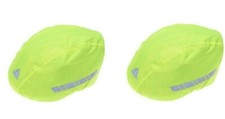 2x Regenschutz Helm Premium 46850 Fahrradhelm Regenüberzug wasserdicht