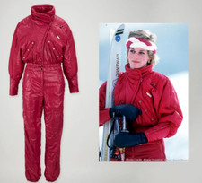 HEAD Ski Suit, pink / magenta, same model as Princess Diana's Ski Overall, 1985