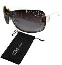 Sonnenbrille Damenbrille Weiß