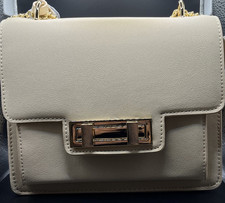 Emma & Kelly Damen Handtasche Beige – Umhängetasche Schultertasche Crossbody NEU