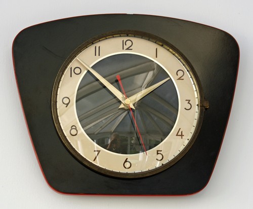 Vintage 27cm retro wanduhr - retro,