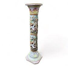 Säule Gründerzeit Historismus Capodimonte Postament Podest Blumensäule antik