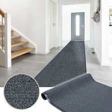Basic Clean Schmutzfangläufer Schmutzmatte Sauberläufer grau 120cm Breite (48,24