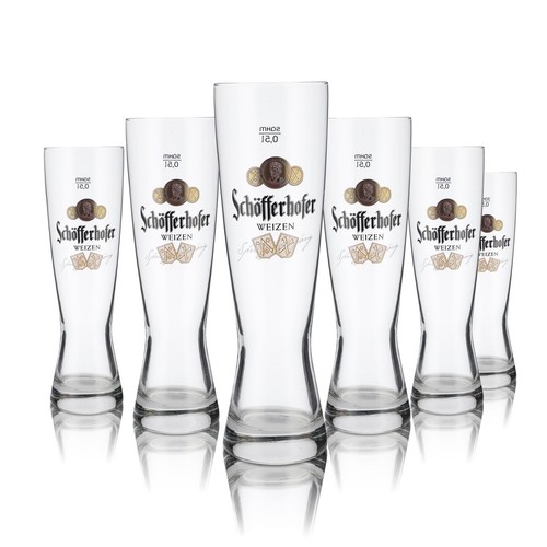 Schöfferhofer glas 5l - 6x, 0,5l