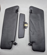 Mercedes W124 W201  Sonnenblende Links Rechts Mitte SCHWARZ Set Sonnenblenden