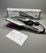 Breitplatte Haarglätter 57mm Keratin Therapie Schnell 230C Heizung 3D Platten