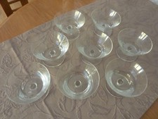 8 Peill Kristall-Sektschalen "Malta"